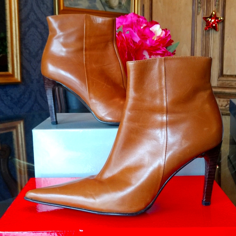 Guess Bootie Stiletto 6m Brown leather